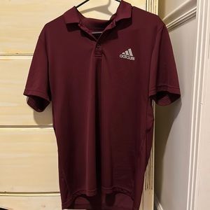 Adidas AeroReady Burgundy Men’s Medium Polo